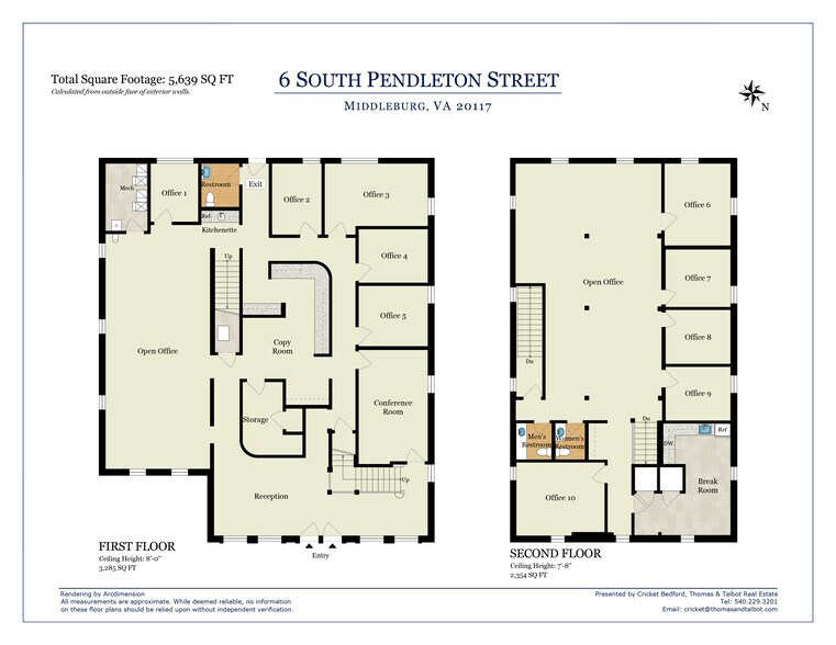 More Photos Of 6 S. Pendleton Street, Middleburg Office For Sale