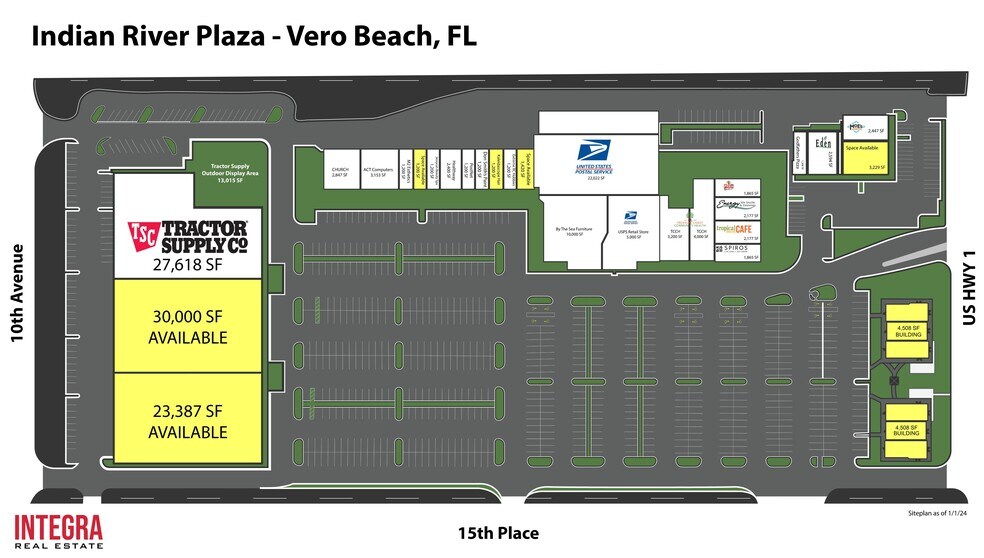 More Photos Of 1501-1601 US Highway 1, Vero Beach Unknown For Lease