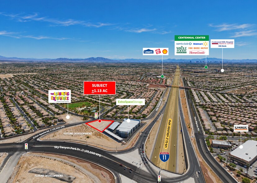 More Photos Of 8507 N Fort Apache Rd, Las Vegas Land For Lease