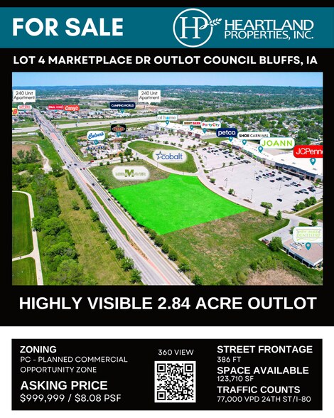 More Photos Of 3333 Marketplace Dr, Council Bluffs Land For Sale