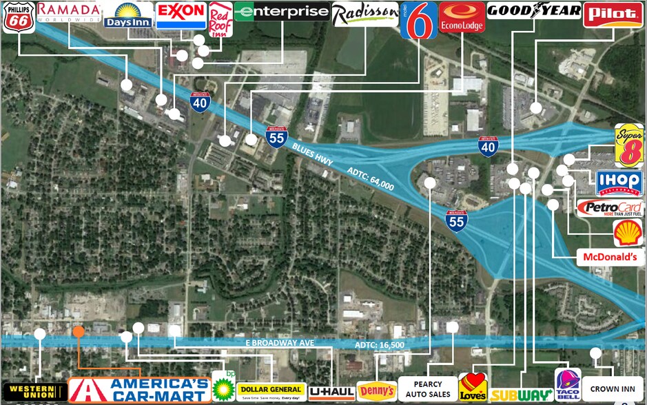 More Photos Of 1600 E Broadway Ave, West Memphis Auto Dealership For Sale