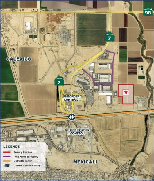 Primary Photo Of Pan Amercian Rd @ Rood Rd, Calexico Land For Sale