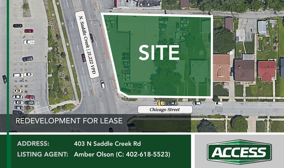 Primary Photo Of 403 N Saddle Creek Rd, Omaha Land For Lease