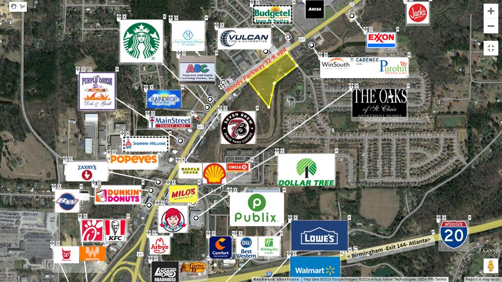 More Photos Of Moody Parkway & Joey Adkins Dr, Moody Land For Sale