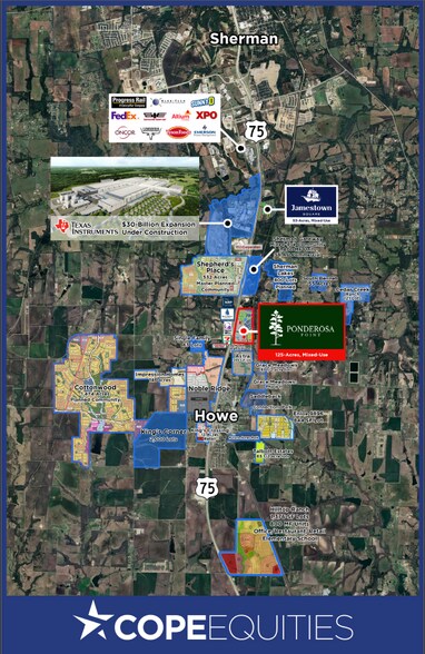 More Photos Of US-75 & Ponderosa Rd, Howe Land For Sale
