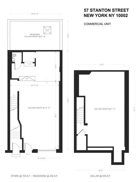 Primary Photo Of 57 Stanton St, New York Storefront Retail Residential For Lease