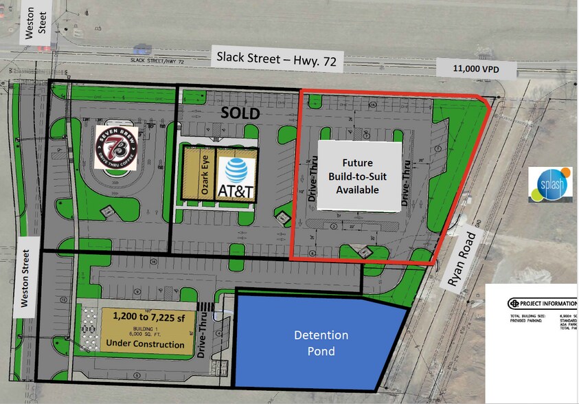 More Photos Of Slack Street @ Ryan Road, Pea Ridge Storefront For Lease