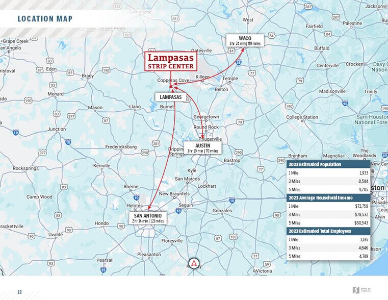 More Photos Of 1702 Central Texas Expy, Lampasas General Retail For Lease