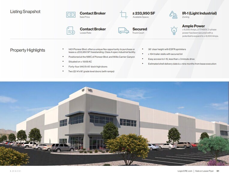 More Photos Of 1401 Pioneer, Mesquite Industrial For Sale