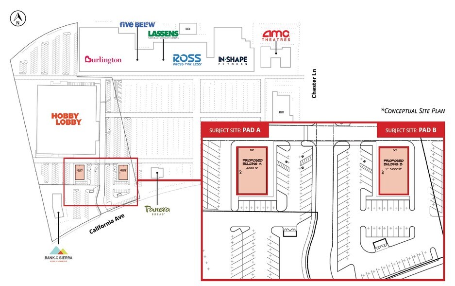More Photos Of California Avenue & Mervyns Dr, Bakersfield Freestanding For Lease