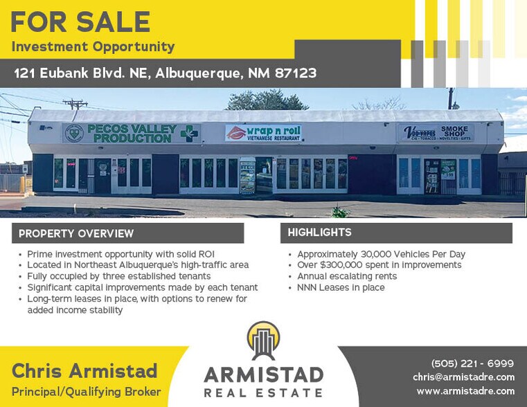 Primary Photo Of 121 Eubank Blvd NE, Albuquerque Storefront Retail Office For Sale