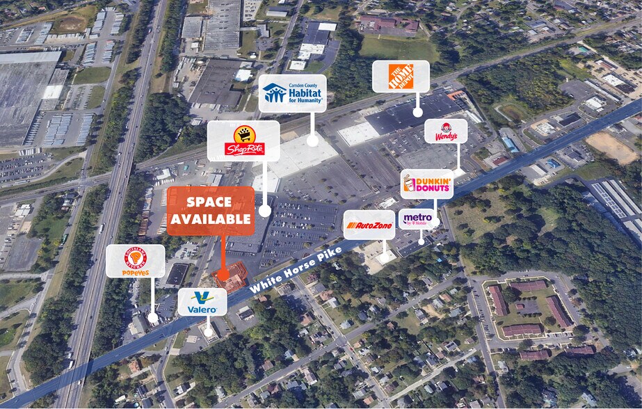 More Photos Of 116 N White Horse Pike, Lawnside Freestanding For Lease