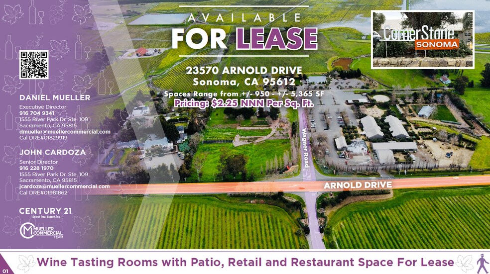 Primary Photo Of 23562-23592 Arnold Dr, Sonoma Unknown For Lease