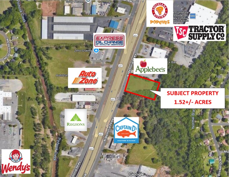 Primary Photo Of 0 Memorial Parkway Northwest, Huntsville Land For Sale