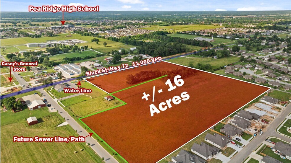 More Photos Of Slack St & Dove Rd, Pea Ridge Land For Sale