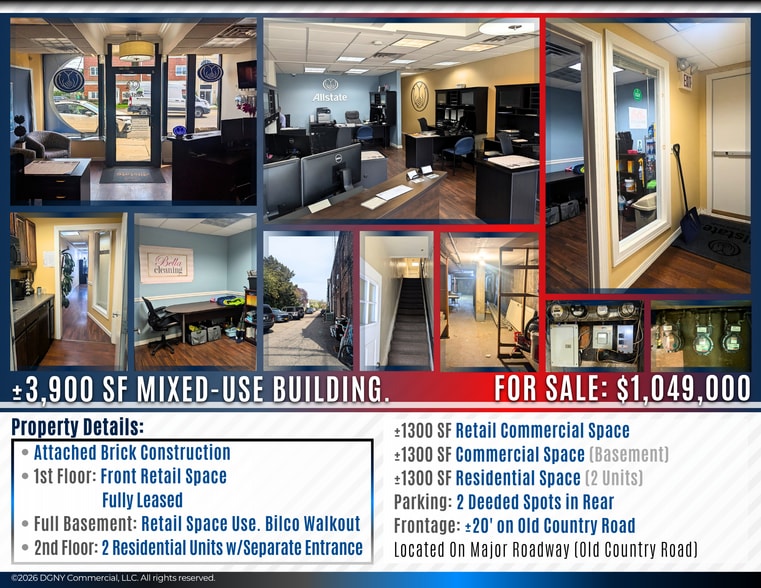 More Photos Of 66 Old Country Rd, Mineola Storefront Retail Residential For Sale