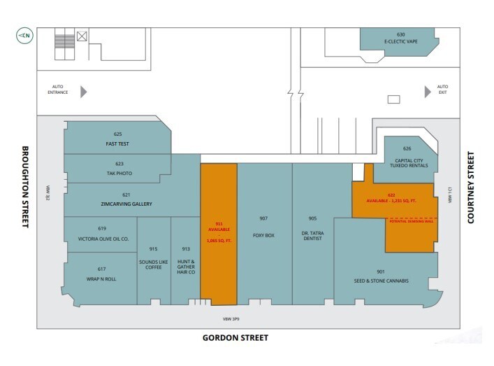 More Photos Of 635 Broughton St, Victoria Storefront For Lease