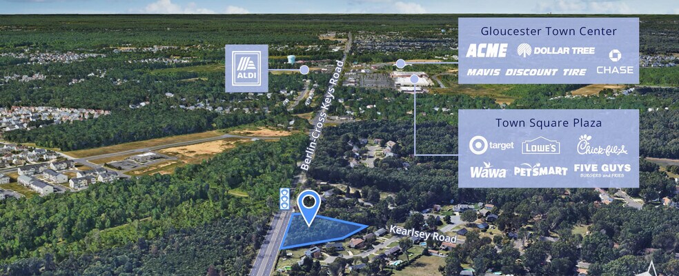 Primary Photo Of 403 Berlin-Cross Keys Rd, Sicklerville Land For Sale