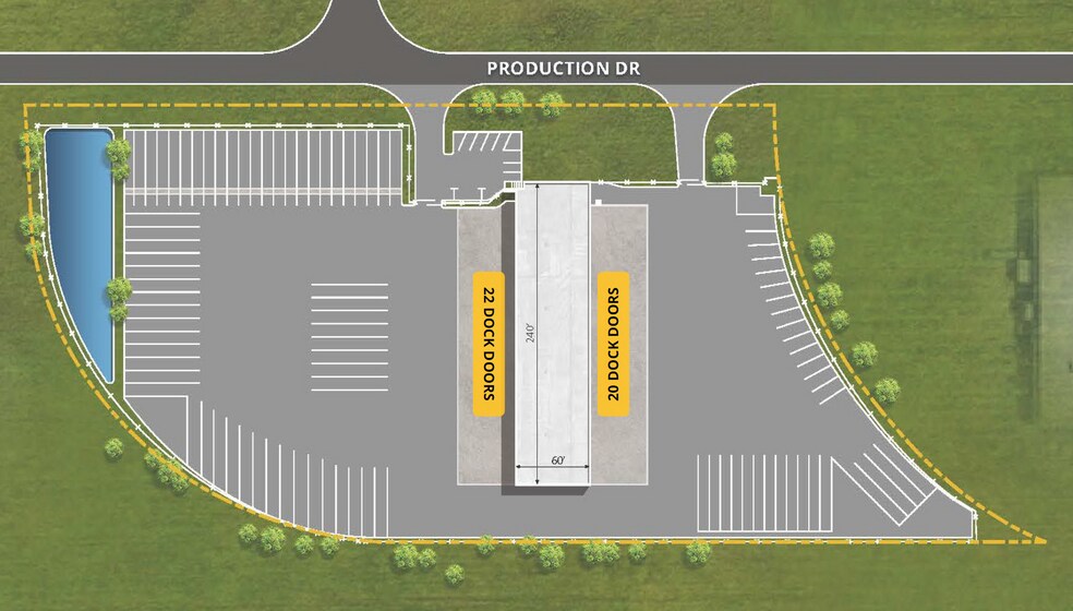 More Photos Of 1850 Production Dr, Indianapolis Truck Terminal For Lease