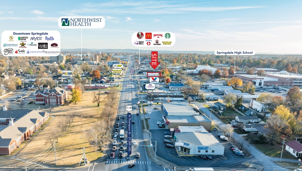 More Photos Of 100 N Thompson St, Springdale Freestanding For Sale