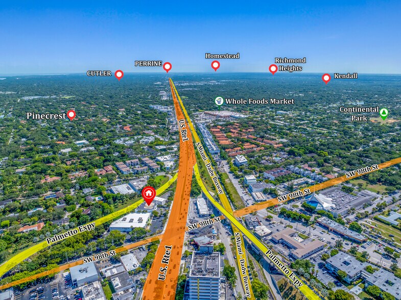 More Photos Of 9855 S Dixie Hwy, Pinecrest Freestanding For Sale