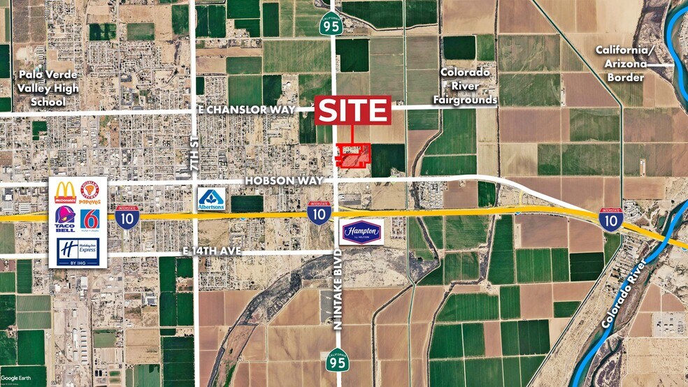 More Photos Of W Hobson & N. Intake Blvd, Blythe Land For Sale
