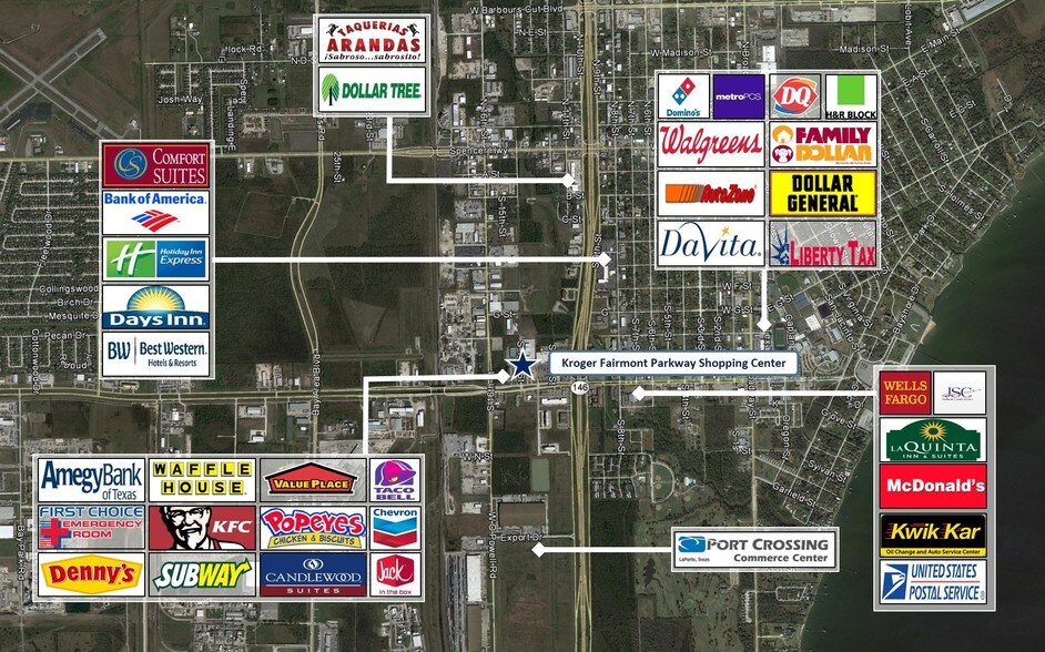 More Photos Of 1400-1438 W Fairmont Pky, La Porte Storefront For Lease
