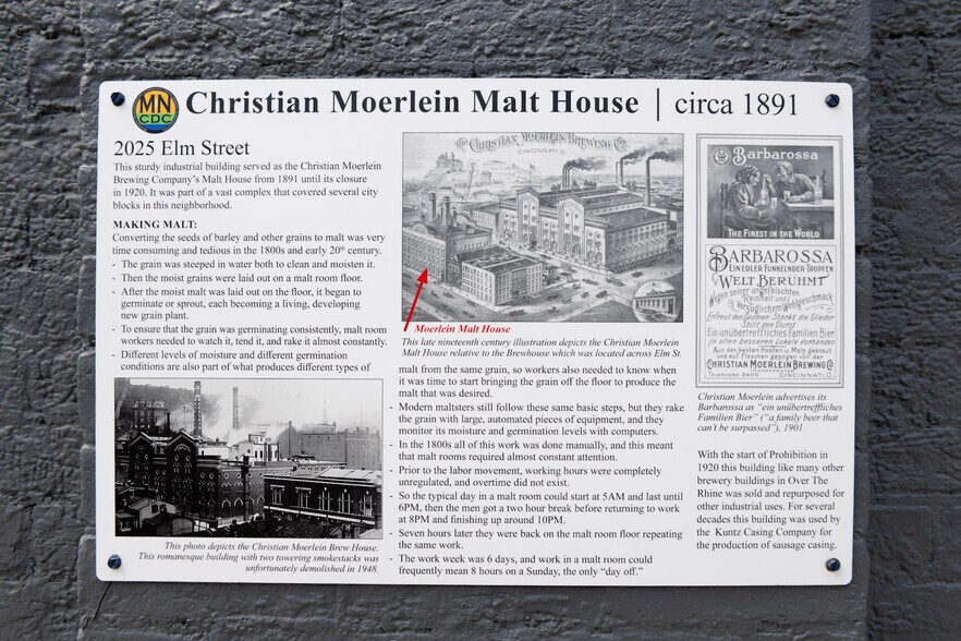 More Photos Of 2025-2033 Elm St, Cincinnati Warehouse For Sale