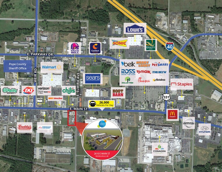 More Photos Of 2610 E Main St, Russellville Carwash For Sale