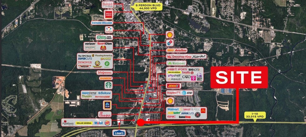 More Photos Of 3301 S Ferdon Blvd, Crestview Storefront Retail Office For Sale