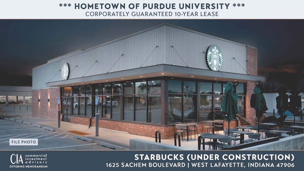 Primary Photo Of 1625 Sachem blvd, West Lafayette Fast Food For Sale