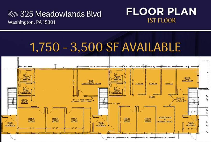 More Photos Of 325 Meadowlands Blvd, Washington Office For Lease