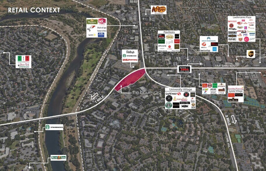 More Photos Of SWC Howe & Fair Oaks Blvd, Sacramento Unknown For Lease