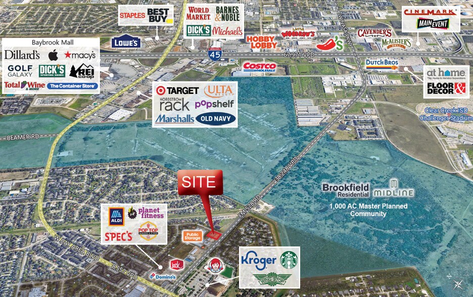 More Photos Of 2900 Fm-528, Webster Unknown For Lease