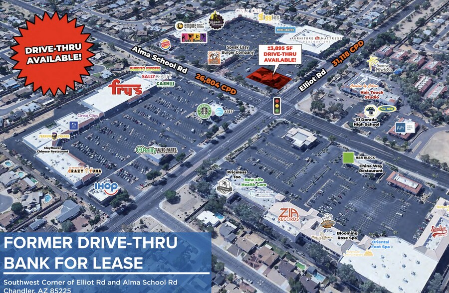 Primary Photo Of 2998 N Alma School Rd, Chandler Bank For Lease