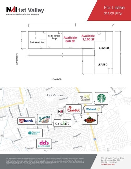 More Photos Of 1675 E Lohman Ave, Las Cruces Storefront For Lease
