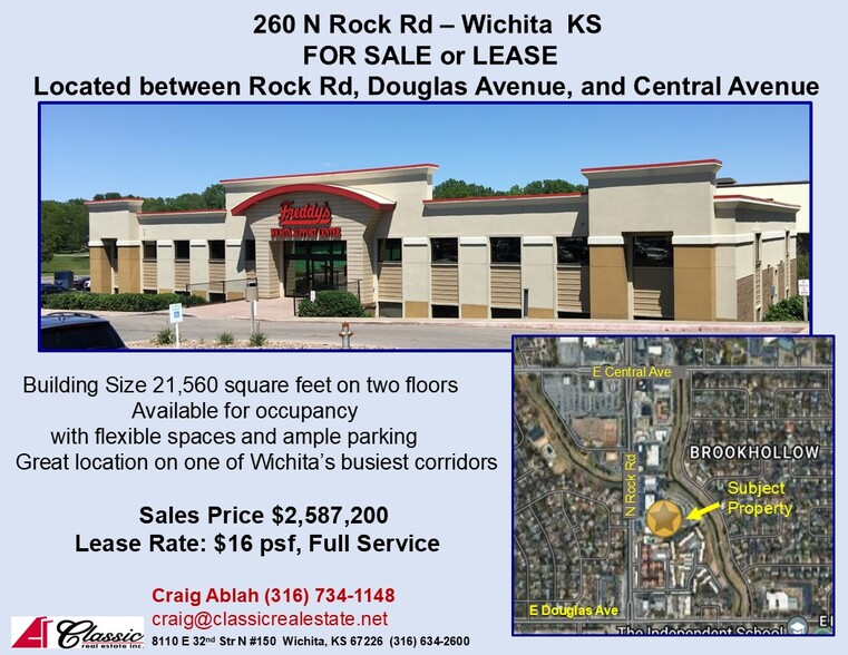 Primary Photo Of 260 N Rock Rd, Wichita Office For Sale