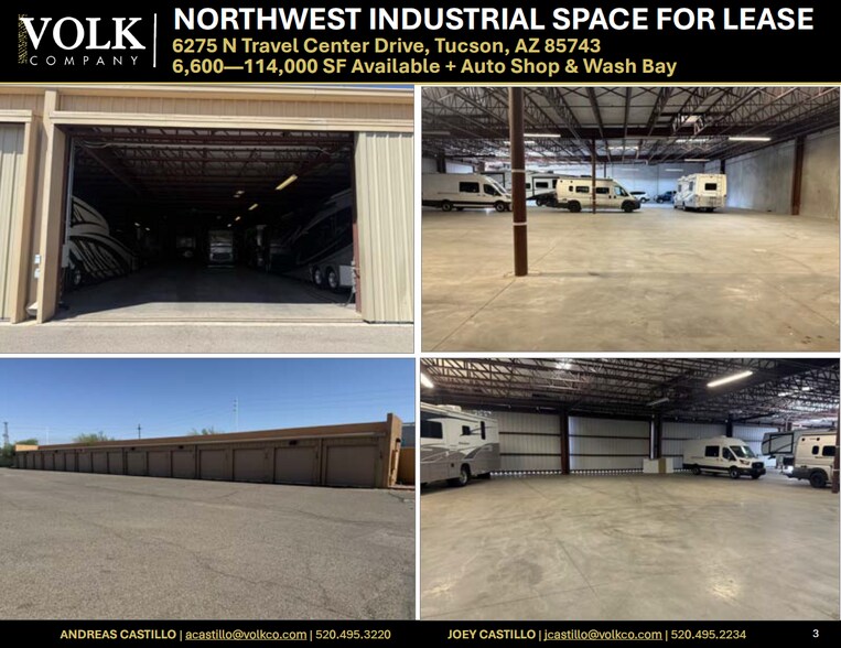 More Photos Of 6275 N Travel Center Dr, Tucson Industrial For Lease