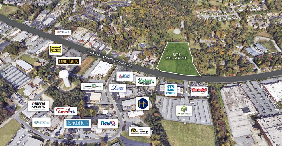 More Photos Of 5106 W Market St, Greensboro Land For Sale