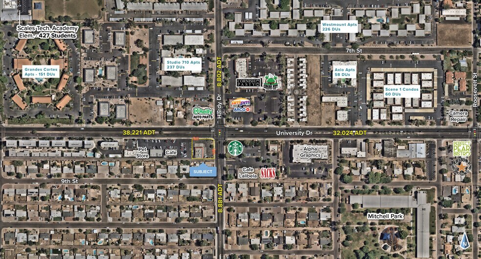 More Photos Of 802 S Hardy Dr, Tempe Convenience Store For Lease