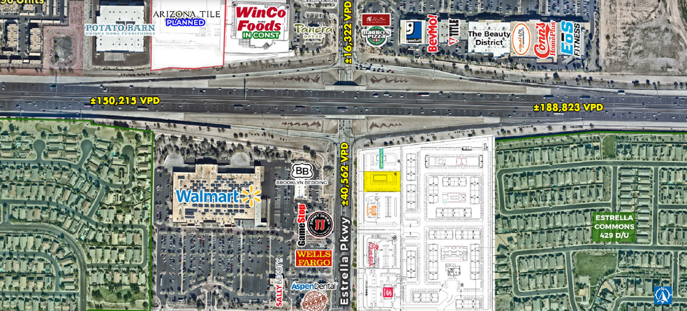 Primary Photo Of SEC ESTRELLA PKWY & I-10, Goodyear Storefront For Lease