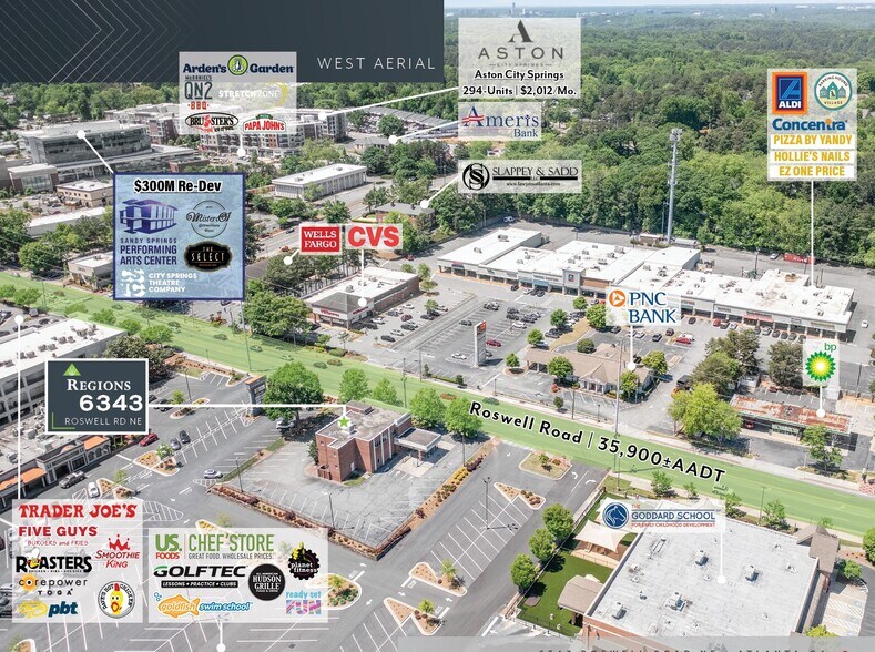 More Photos Of 6343 Roswell Rd NE, Sandy Springs Bank For Sale