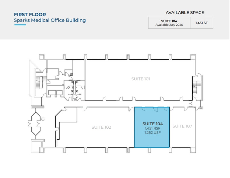 More Photos Of 2385 E Prater Way, Sparks Medical For Lease