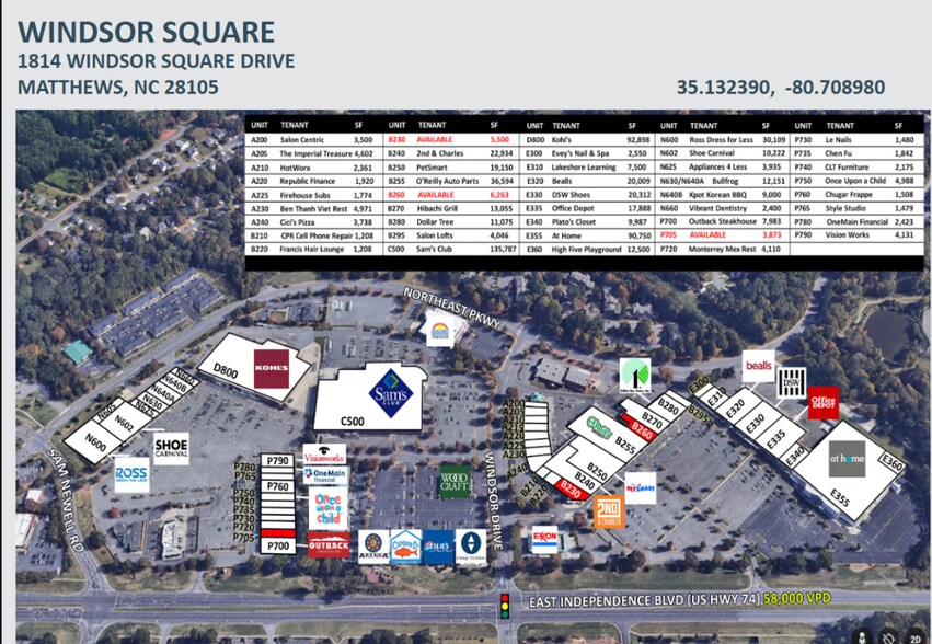 More Photos Of 9905-10101 E Independence Blvd, Matthews Unknown For Lease