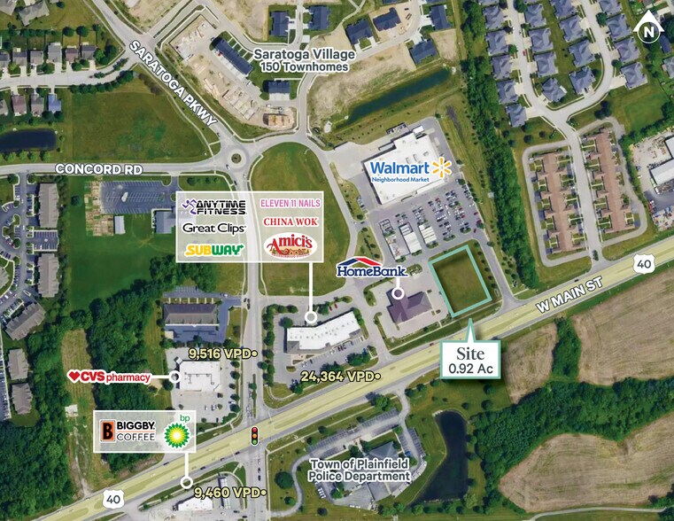 Primary Photo Of 900 W Main St, Plainfield Land For Sale