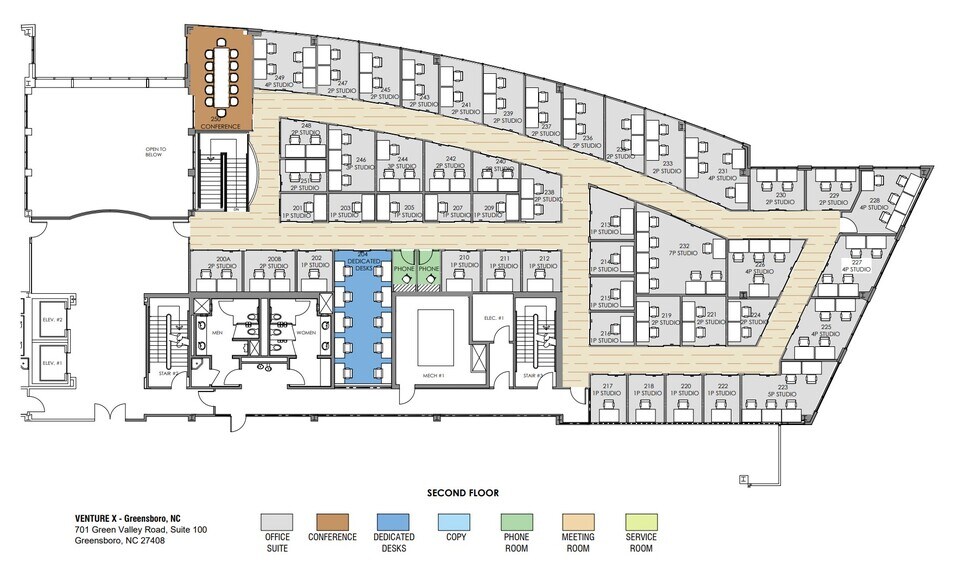 More Photos Of 701 Green Valley Rd, Greensboro Coworking Space