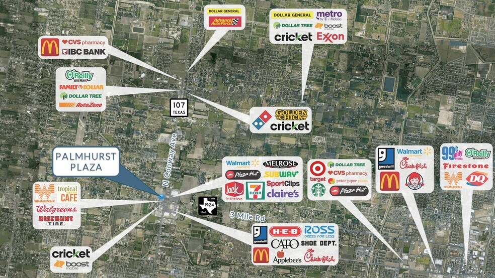 More Photos Of 4313 N Conway Ave, Palmhurst Storefront For Sale