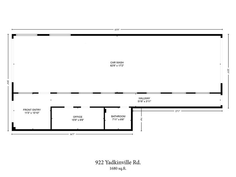 More Photos Of 921 Yadkinville Rd, Mocksville Carwash For Sale