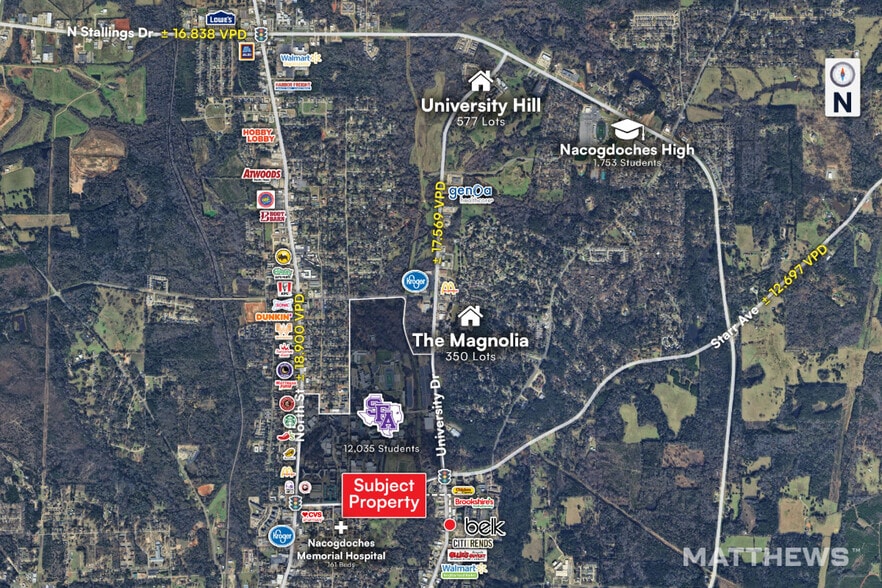 More Photos Of 1208 N University Dr, Nacogdoches Storefront For Lease