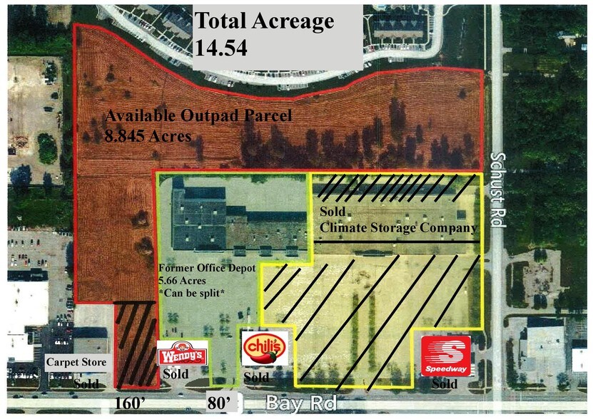 More Photos Of 4345-4781 Bay Rd, Saginaw Freestanding For Lease